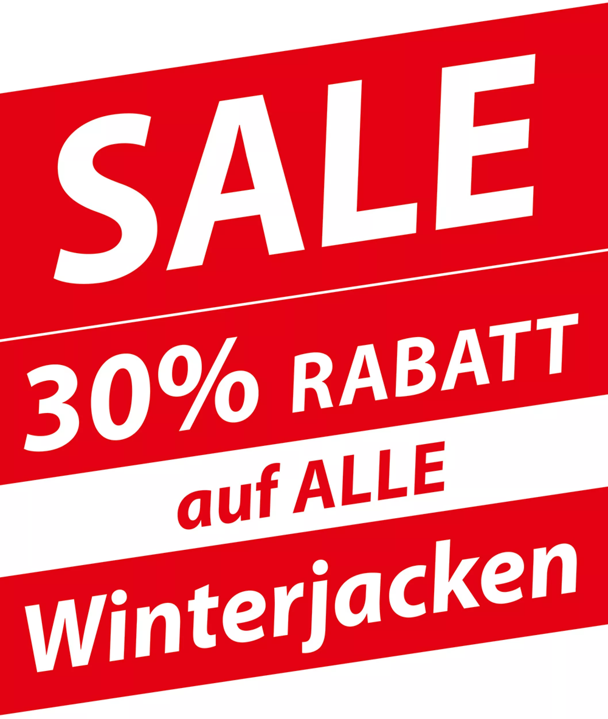 SALE! 30% auf alle Winterjacken